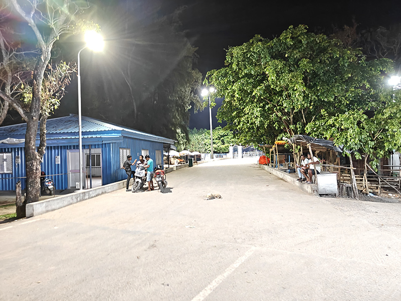 Neil Island Jetty at night